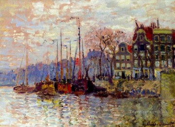  Amsterdam Oil Painting - Amsterdam Claude Monet